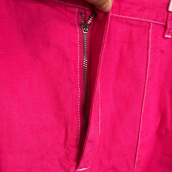 Fashion Nova Hot Pink Skirt with Front Pockets - Picture 6 of 10
